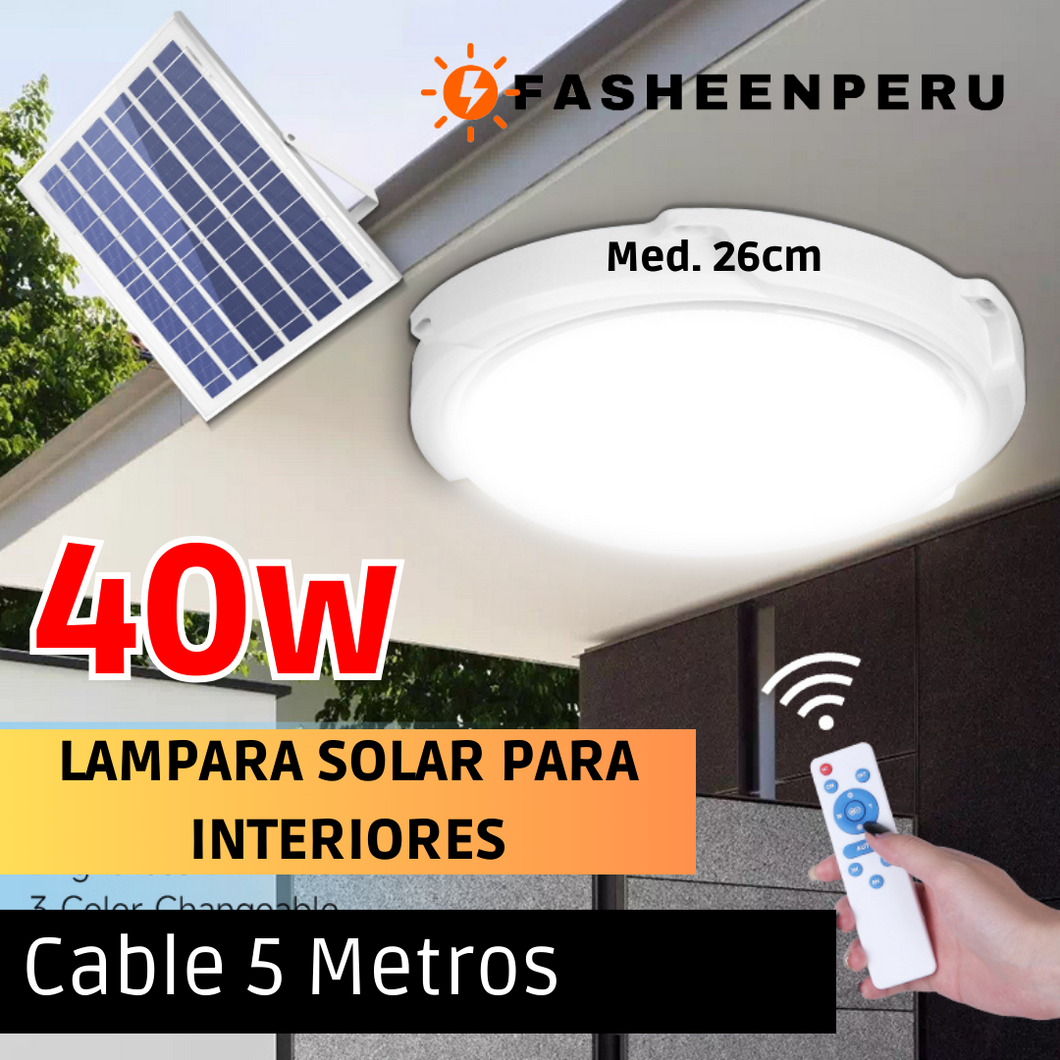 LAMPARA SOLAR INTERIORES