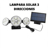 LAMPARA SOLAR MULTIDIRECCION 3 EN 1