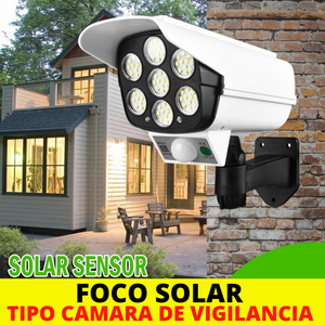 FOCO LED SOLAR  DE SEGURIDAD